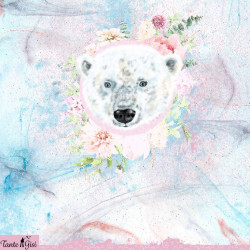 Bio Jersey Lillestoff - Eisbärmädchen Panel